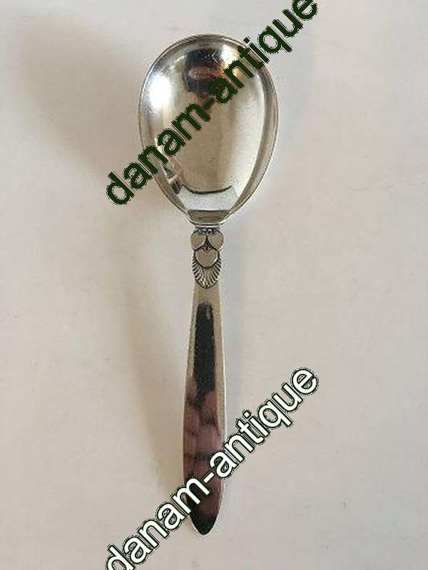 Georg Jensen Kaktus Sterling Sølv Serveringsske, lille No 115