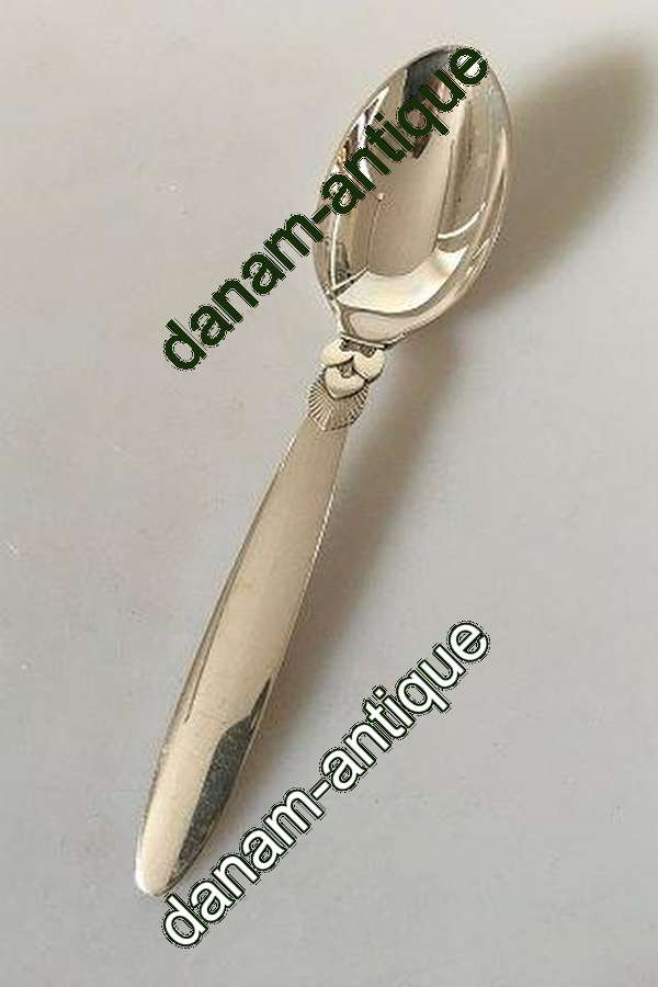 Georg Jensen Sterling Sølv Kaktus Spiseske No 011