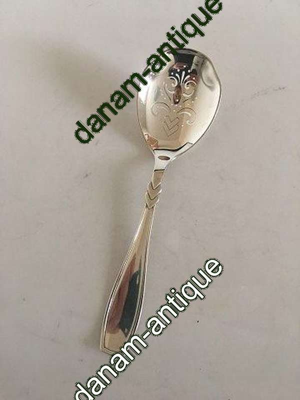 "Rex" Bær Ske i Sølv 18.5 cm. W & S Sørensen