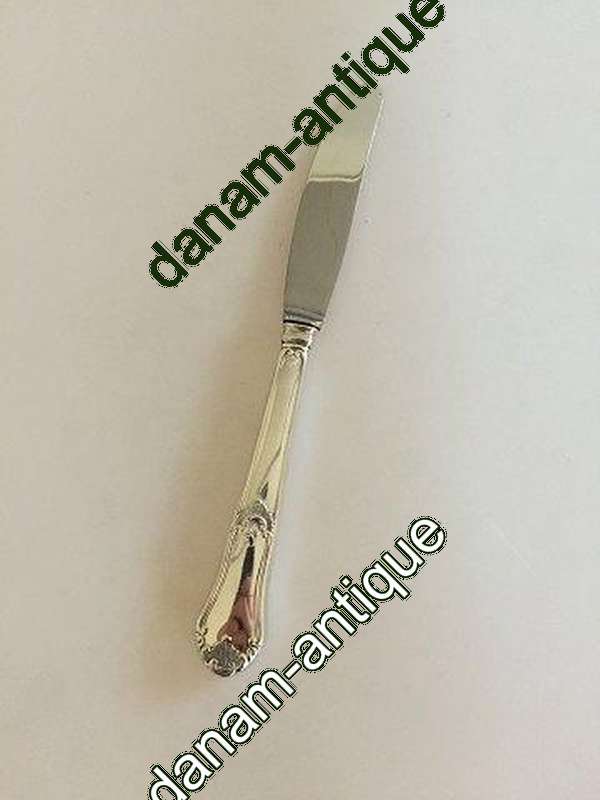 Rosenholm Sølv Spisekniv Dansk Krone Sølv