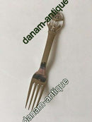 H.C. Andersen Fairytale Child Fork in Silver. The Flying Trunk Horsens
