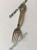 H.C. Andersen Fairytale Child Fork in Silver. The Little Mermaid Horsens