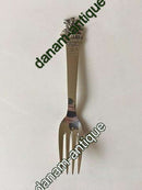 H.C. Andersen Fairytale Child Fork in Silver. The Shepherdess and The Chimney Sweep Horsens