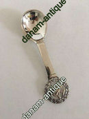 Evald Nielsen Sølvske med Håndværker Ornament