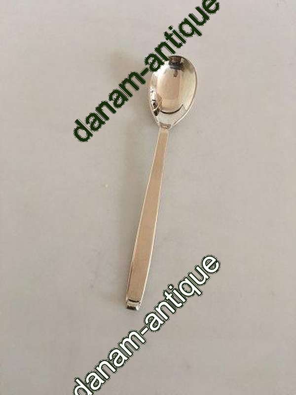 Evald Nielsen No. 29 Sølv Teske, Rund Form