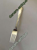 Dobbeltriflet/Old Danish Silver Dinner fork Cohr