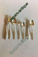 Hans Hansen Sterling Silver Charlotte Flatware set for 8 persons, 56 pieces
