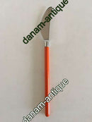 Hans Hansen Amalie Spisekniv med Orange Emalje Håndtag