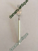 Hans Hansen Amalie Barnegaffel i Sterling Sølv med Hvidt Plasthåndtag