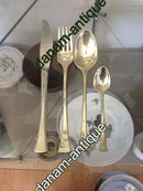 Hans Hansen Sterling Silber Besteck Kristine von Karl Gustav Hansen Set für 6 Personen 24 Teile