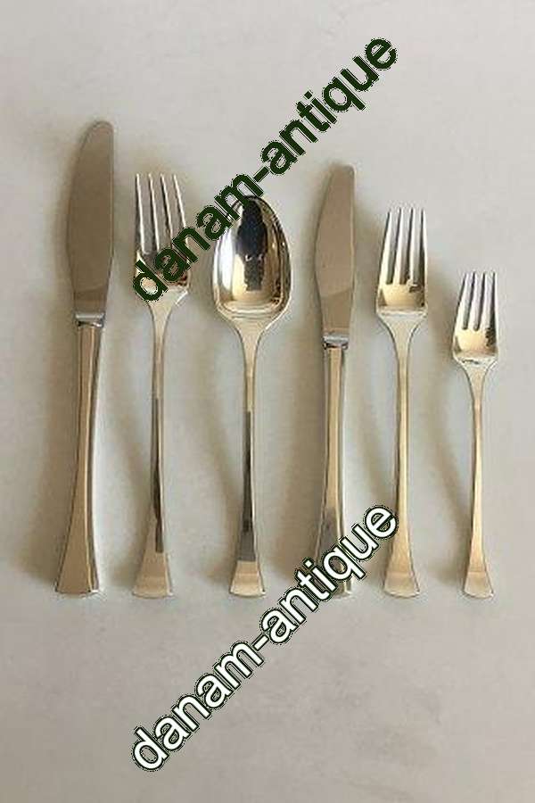 Hans Hansen Sterling Sølv  Kristine bestiksæt til 8 personer, 48 dele.