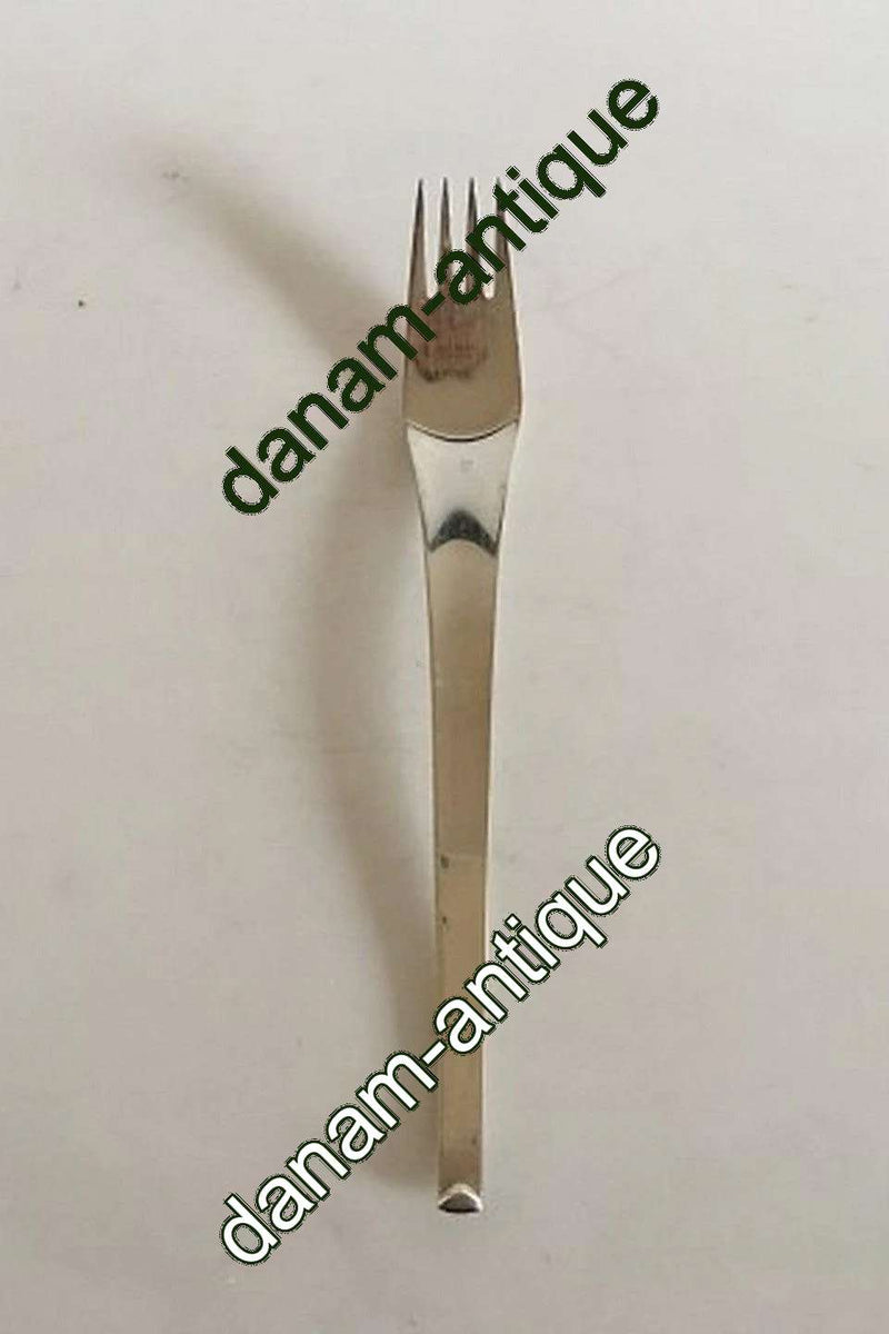 Hans Hansen Linje Sterling Sølv Frokostgaffel