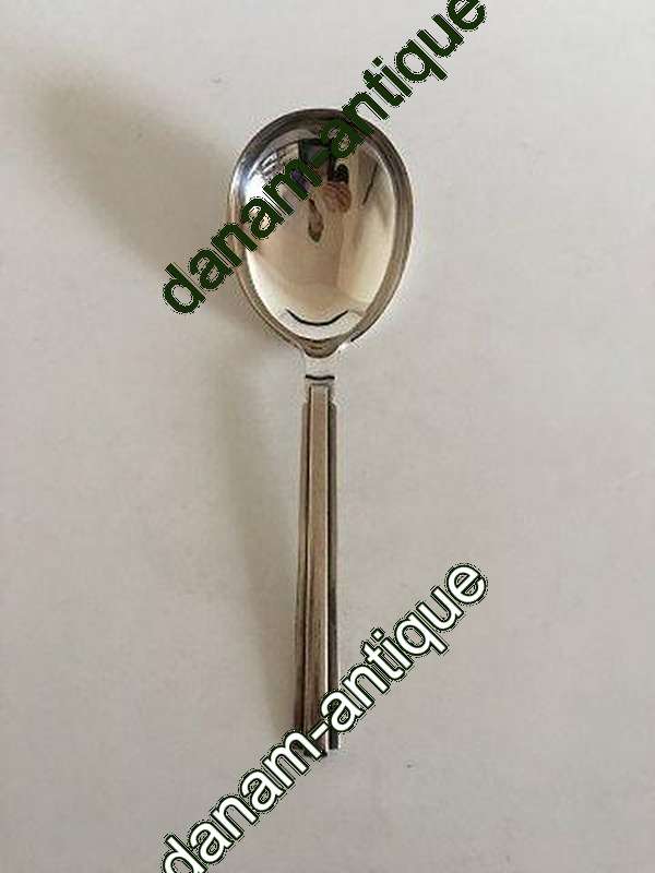 汉斯-汉森传家宝银质18号纯银大餐勺