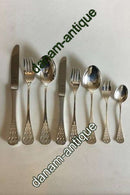 Bjorn Wiinblad Rosenthal Romanze / Romance Sterling silver flatware for 12 persons/96  pieces.