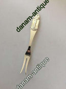 830 Isländische Gabel aus Silber mit Geysir-Motiv