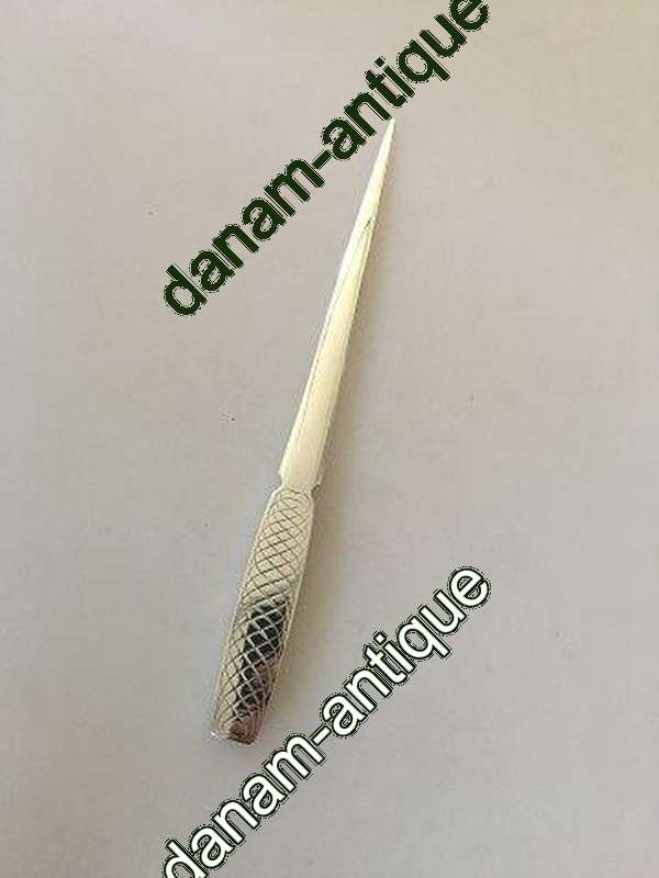 Anton Michelsen Sterling Sølv Brev Åbner