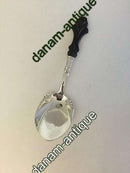 Danish Silver Serving spoon with wood from 1929