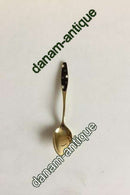 Forgyldt Sukkerske i Sølv og Emalje fra Frigast