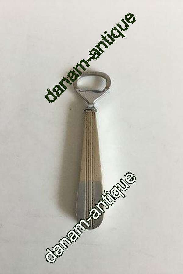 Axel Holm, København Sterling Sølv og Rustfrit Stål Øloplukker