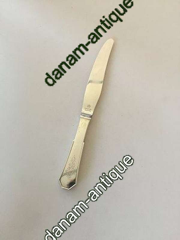 Hans Hansen Arvesølv No 8 Sterling Sølv Spisekniv