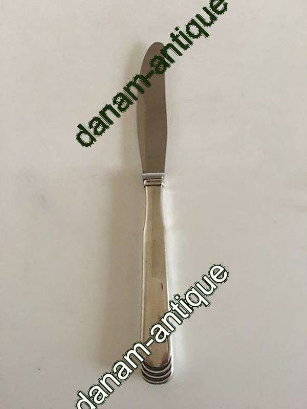 Hans Hansen Arvesølv No. 15 Spisekniv i Sterling Sølv