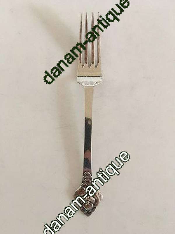 Evald Nielsen No. 2 Frokostgaffel i Sølv