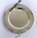 Satz von 7 Georg Jensen Sterling Silber Königin-Deck-Tellern Nr. 657D