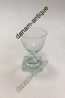 Holmegaard / Kastrup Gorm den Gamle Hvidvinsglas med Wien Antik slibning