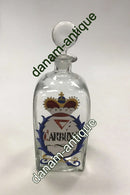 Holmegaard Apotekerflasken, krukke med tekst CARBUNC fra 1991