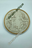 Stephen Sinding: Bing og Grøndahl bisquit platter "Et Barn er født i Bethlehem"