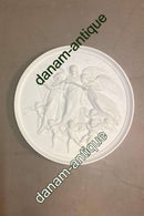 Thorvaldsen: Royal Copenhagen Biscuit Platte" Christmas Joy in Heaven" No 111