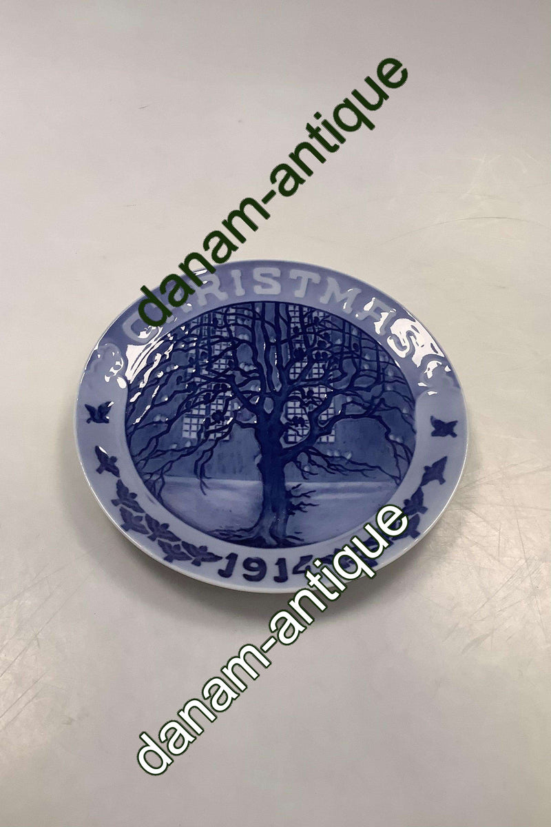 ロイヤルコペンハーゲン クリスマスプレート（1914年製） 英文名