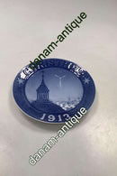 Royal Copenhagen Juleplatte fra 1913 med Engelsk Tekst "Christmas"