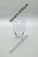 Weißes Kopenhagener See- oder Wasserglas aus der Glashütte Holmegaard