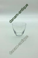 Hvidt "Copenhagen" hedvinsglas fra Holmegaard Glasværk