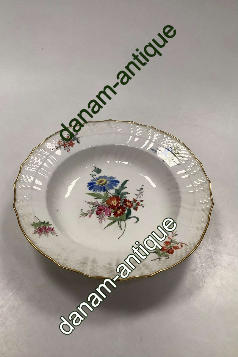 Antique Royal Copenhagen Light Saxon Dinner Plate