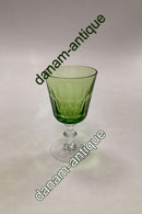 Holmegaard Christian VIII 白葡萄酒杯与绿色茶杯