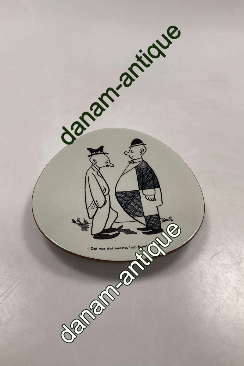 Storm P. Platte fra Knabstrup med Vittighed og tegning