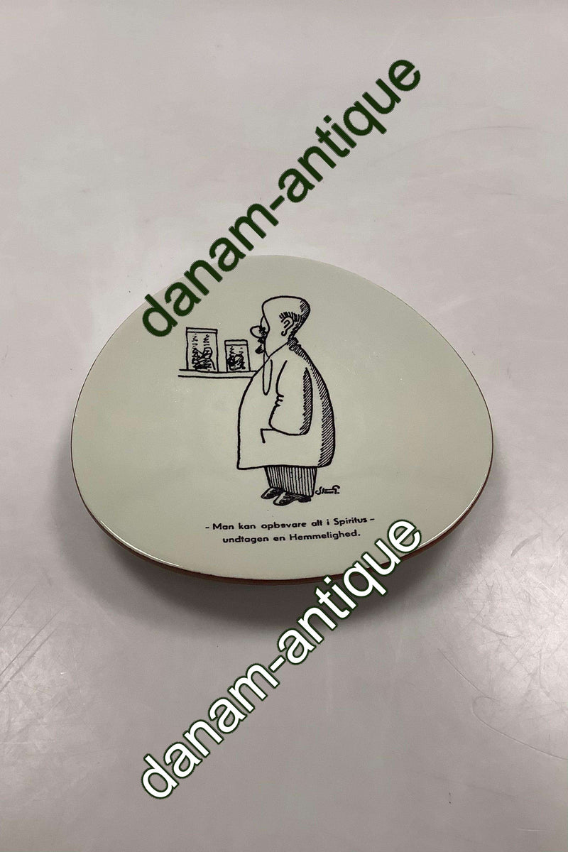 Storm P. Platte fra Knabstrup med Vittighed og tegning