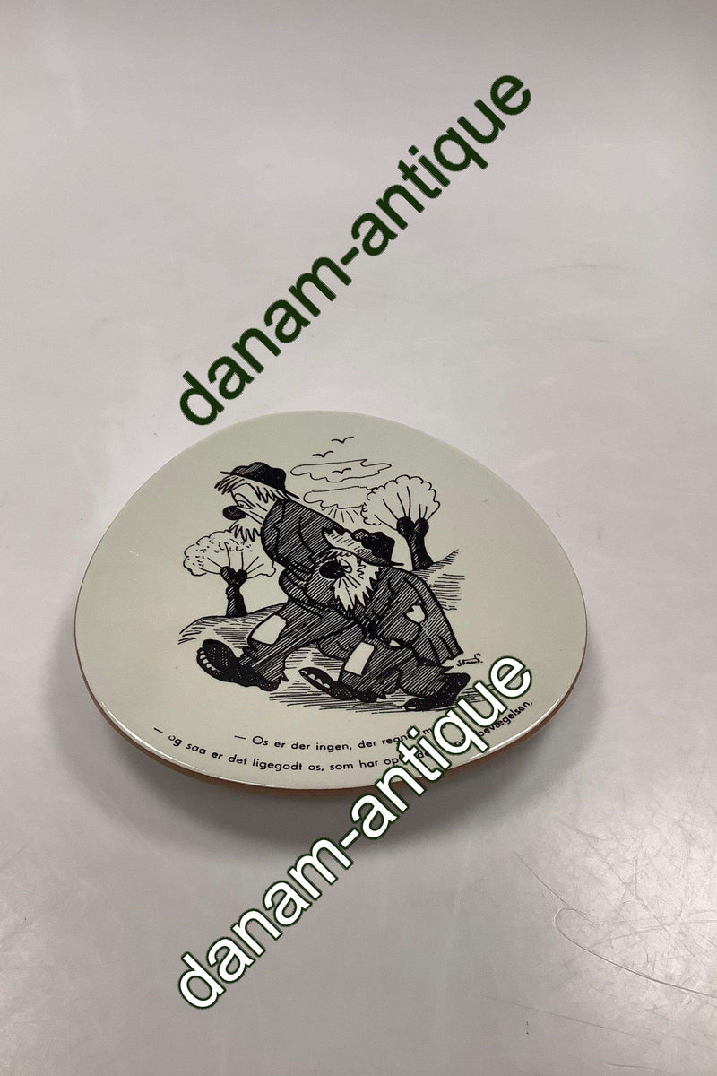 Storm P. Platte fra Knabstrup med Vittighed og tegning