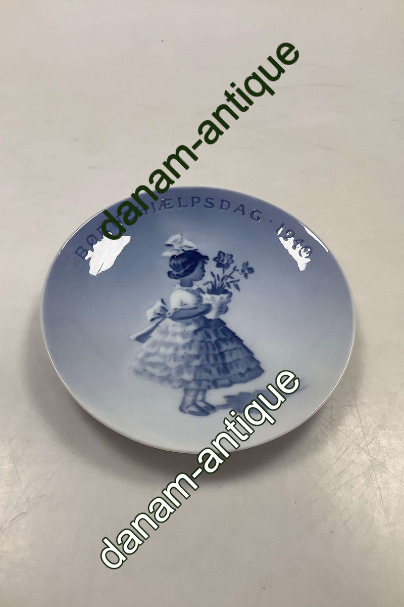Royal Copenhagen Børnehjælpsdags Platte fra 1940