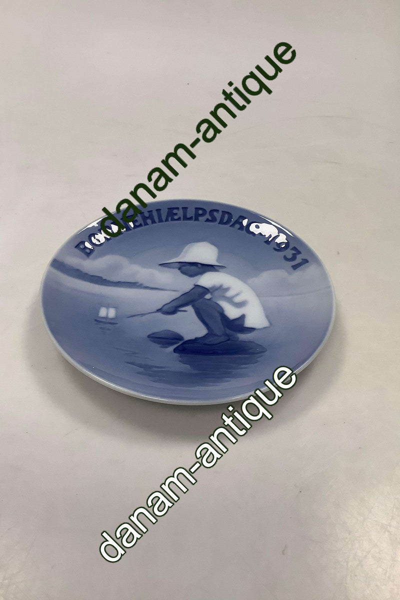 Royal Copenhagen Børnehjælpsdags Platte fra 1931