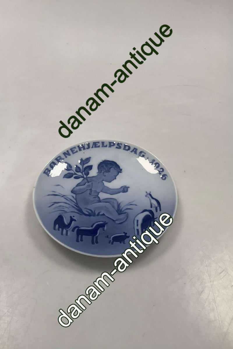 Royal Copenhagen Børnehjælpsdags Platte fra 1926