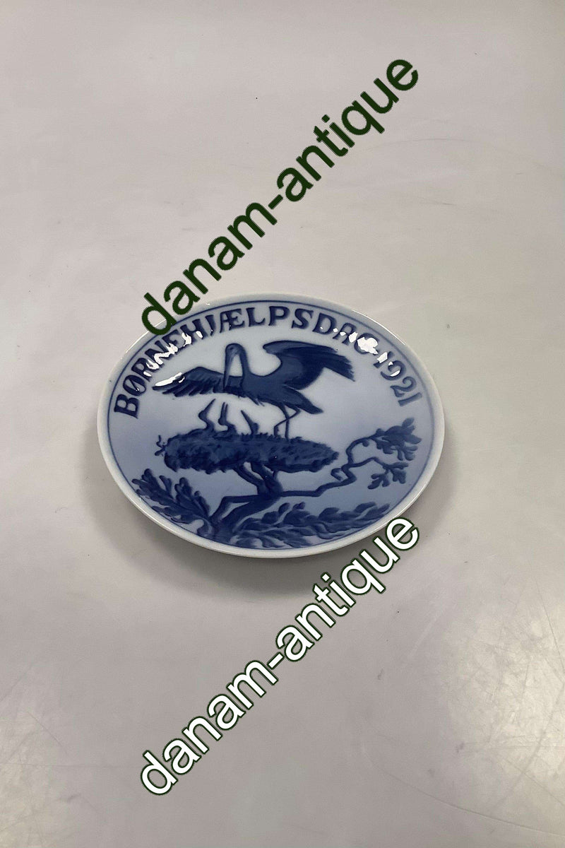 Royal Copenhagen Børnehjælpsdags Platte fra 1921