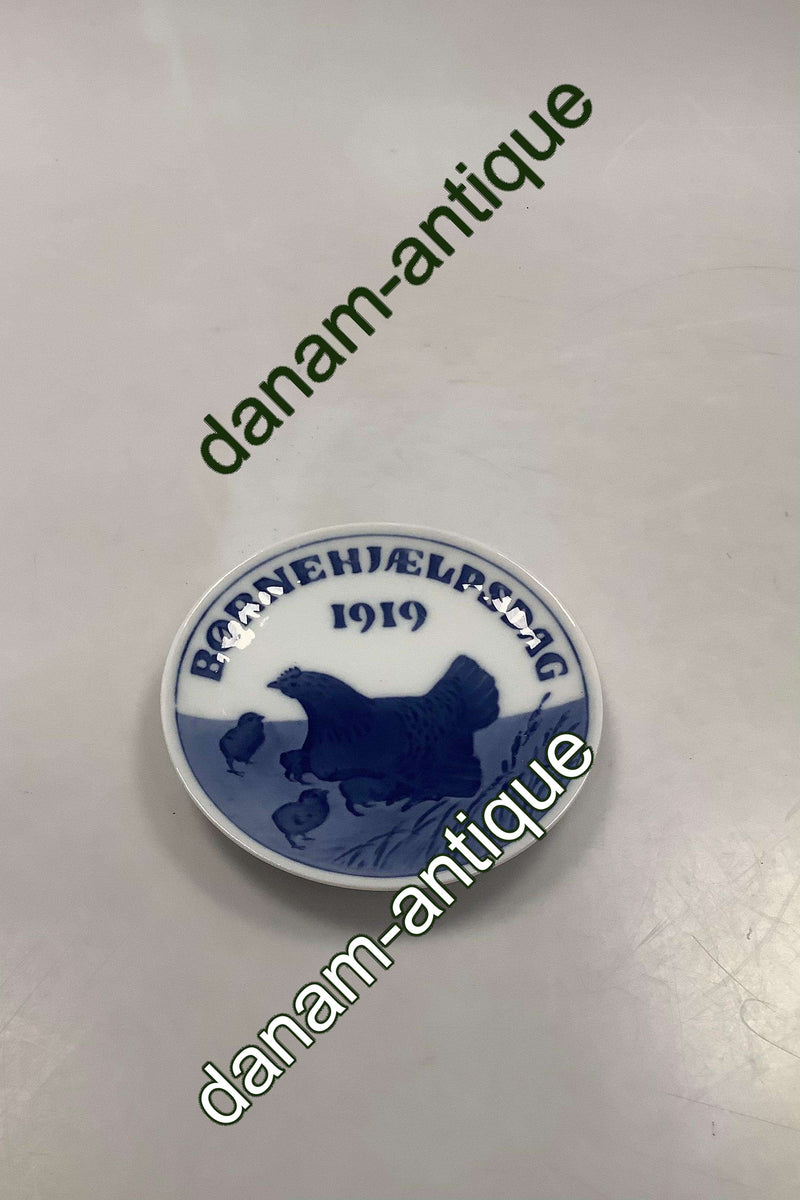 Royal Copenhagen Børnehjælpsdags Platte fra 1919