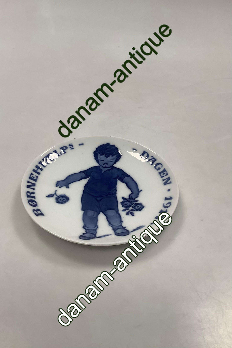 Royal Copenhagen Børnehjælpsdags Platte fra 1917