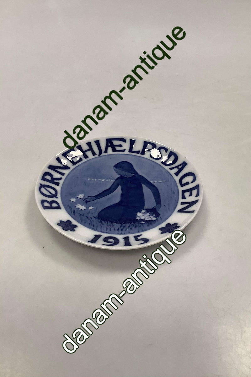 Royal Copenhagen Børnehjælpsdags Platte fra 1915
