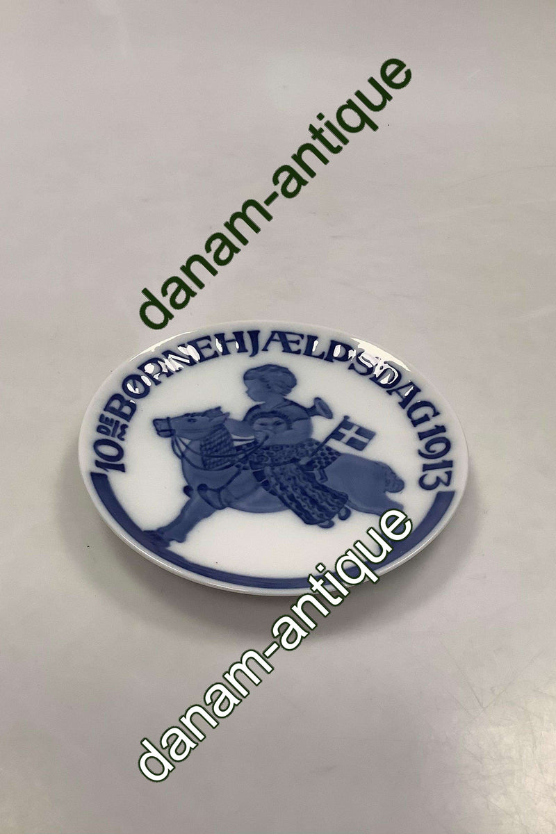Royal Copenhagen Børnehjælpsdags Platte fra 1913