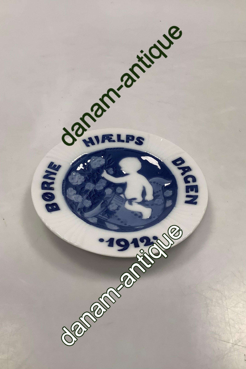 Royal Copenhagen Børnehjælpsdags Platte fra 1912