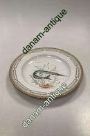 Royal Copenhagen Privat gemalt Flora Danica Fisch Teller Nr 3549